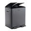 Steel Step On Multi-Compartment Rubbish & Recycling Bin - 40L-1979676706