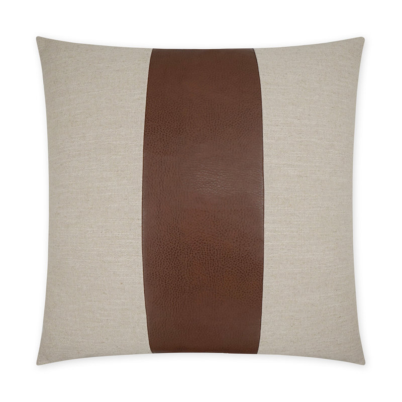 Coussin décoratif Rodeo Band, Chocolat, Square 22"