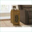 Table basse traditionnelle en placage brun traditionnel