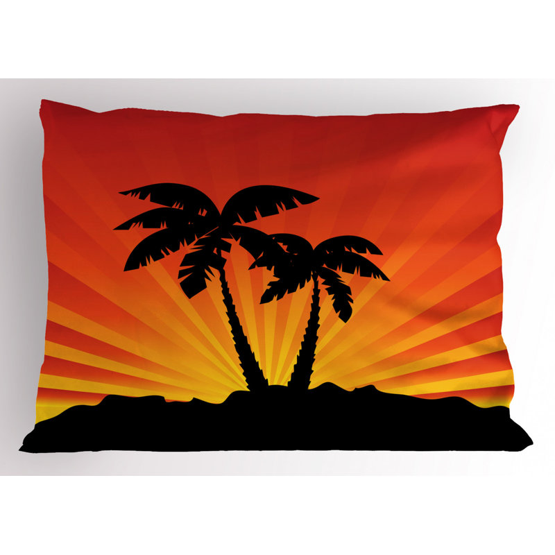 Taie décorative silhouette Sun, Très grand