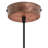 8"W Avalyse Copper Globe Shade Pendant Light