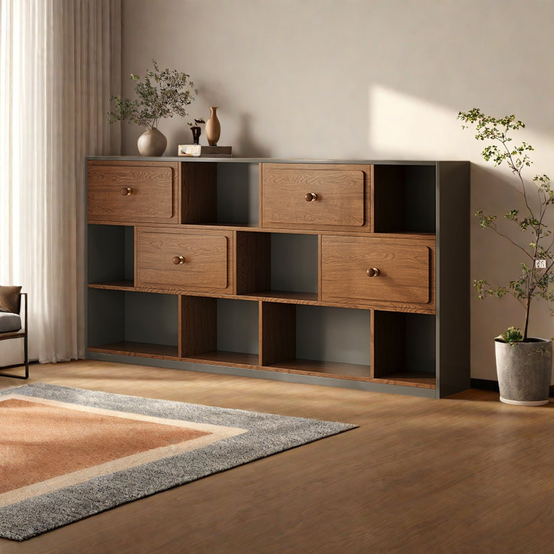 Patnaude, (3 Shelves) 43.7"H x 86.6"W x 11.8"D