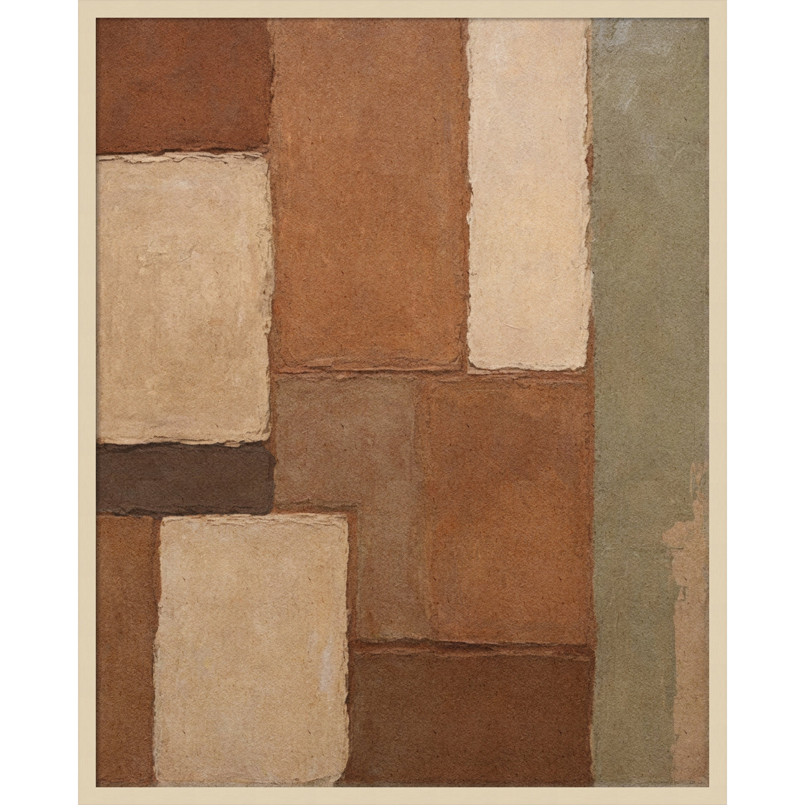 Arcilla Print by Dan Hobday, Brown, 41" H x 33" W