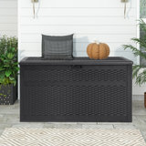 Balconera 63.39'' W 230 Gallons Water Resistant Resin Lockable Deck Box