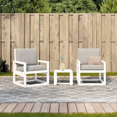 Alpen Home 3 Piece Garden Lounge Set Impregnated Wood Pine