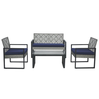 Breland 101.98 " W Patio Sectional Set