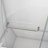 Aqua 48" W x 58" H Hinged Semi-Frameless Tub Door-119276179-12811540