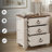 Aidsa Drawer Nightstand in Whitewash