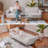 76.8'' Velvet Convertible Sofa-1695102644