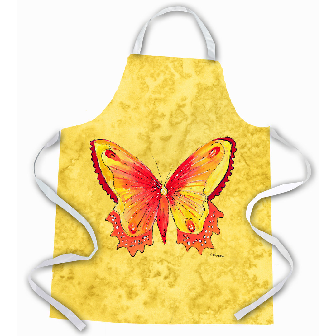 No Pattern Bib Apron August Grove® 