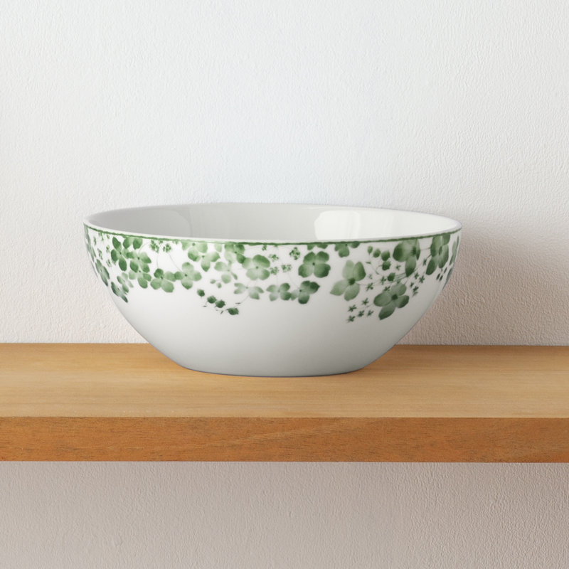 Bol à légumes Noritake Bloomington Road, 9 po, 68 oz, Vert