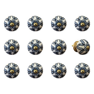 Handpainted Round Knob (Set of 12)