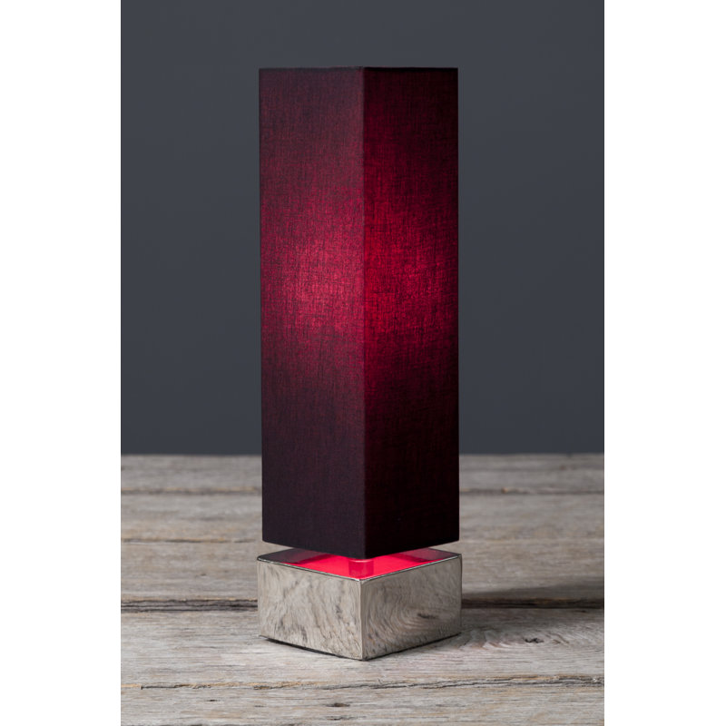 Covet Metal Table Lamp, Fuchsia