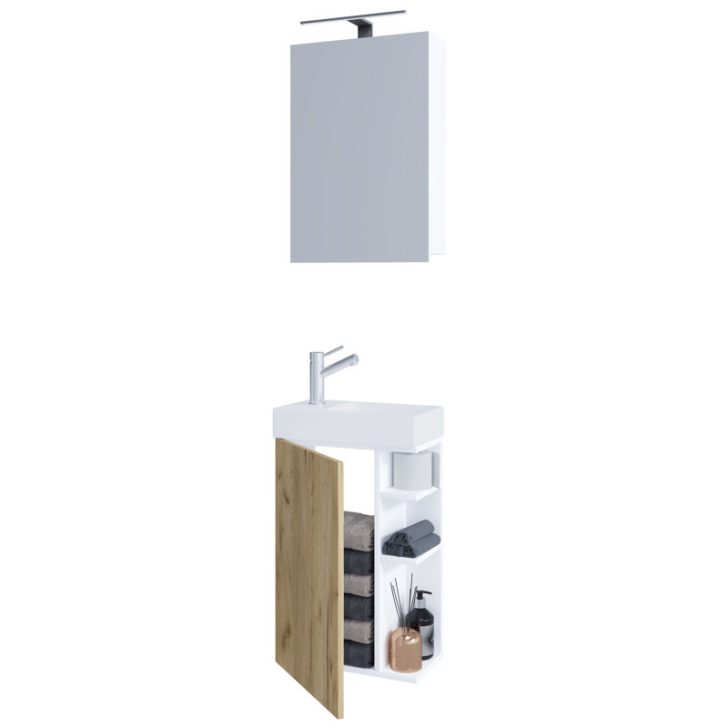 Ravis Bathroom Furniture Suite, Wood