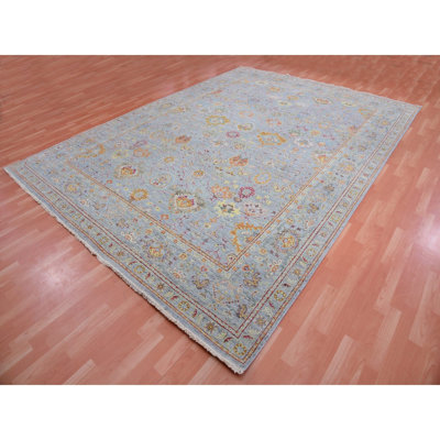 Stribling One-of-a-Kind 10' X 13'6" New Age Wool Area Rug Grey