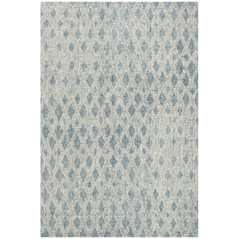 Eubank Tufted Wool Performance Geometric Rug, Rectangle 10' x 14'