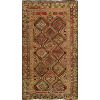One-of-a-Kind Rectangle 6'4" X 11'4" Hand Knotted Area Rug