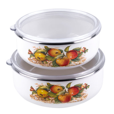 Ensemble de 2 contenants alimentaires Amariz Enamelware