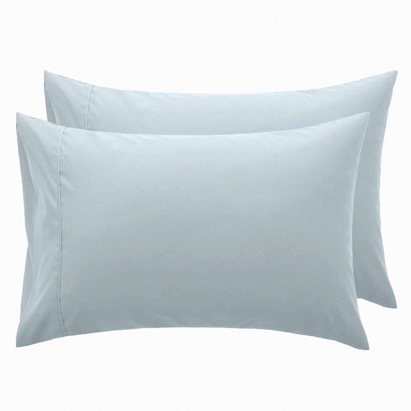 CoolCotton Jersey Queen Pillowcases - Set of 2, 145 GSM Standard Size, Crisp & Breathable Cooling Pillow Cases for a Restful Sleep Experience.