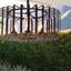 Reid Six-Light 12V Outdoor Caged Chandelier