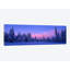 Paysage d'hiver enneigé, Dalarna, Suède, Suède - reproduction de photo panoramique sur toile tendue-30276834-72530257