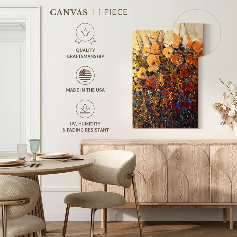 Harnek Bright And Bold Flowers II, 24" H x 16" W