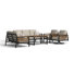 Townsend 5 Piece Sofa Seating Group with Sunbrella Cushions