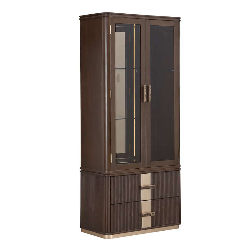 West Kensington Display Cabinet, Brown