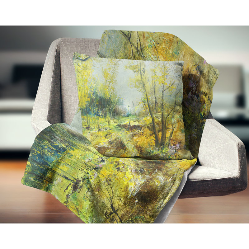 Coussin Landscape, 18 po x 18 po, Carré