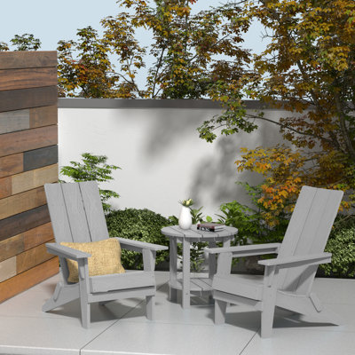 Foldable Outdoor Adirondack Set