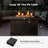 Laurean 25" H x 43" W Propane Fire Table Outdoor Fire Pit with Lid