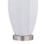 Lampe de table en céramique de 31 po avec abat-jour pré-assemblé Leithow pour salon de chambre à coucher