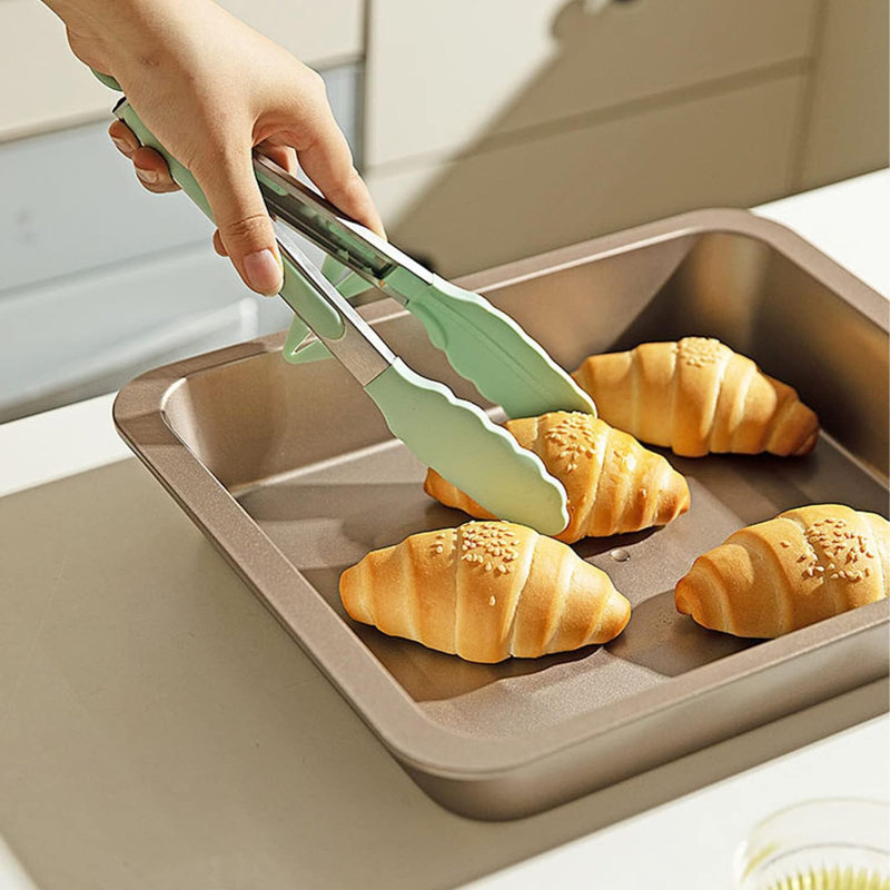 3-pack 9" Small Silicone Kitchen Tongs