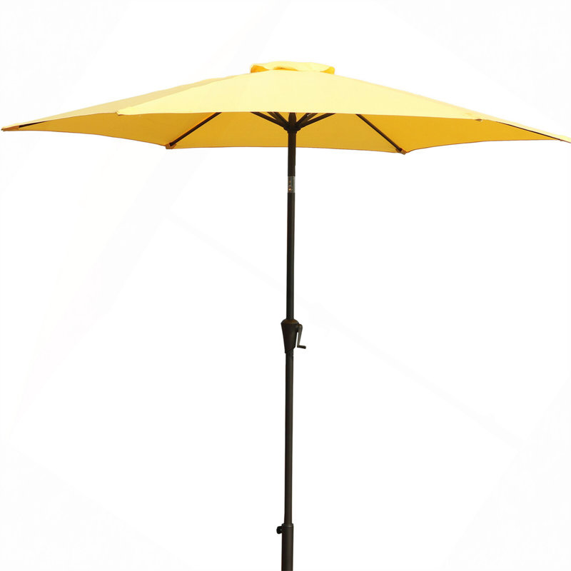 Parasol 9 'avec sac de transport, Jaune