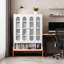 Armoire à chaussures 2 portes avec tablette ouverte