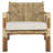 Elexa Banana Weaving Accent Chair