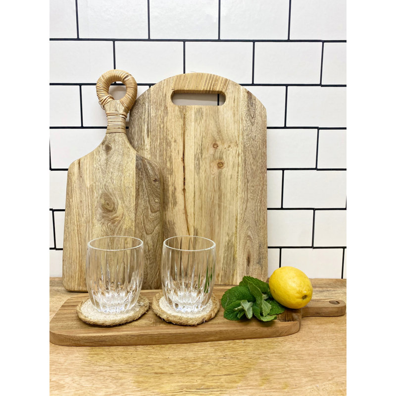 Jute Round 4 Piece Coaster Set