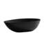Lavabo de salle de bain ovale noir Foho-55604379