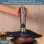 Buckingham Electric Salt and Pepper Mills Set Battery Operated Stainless Steel Soft Touch Push Button