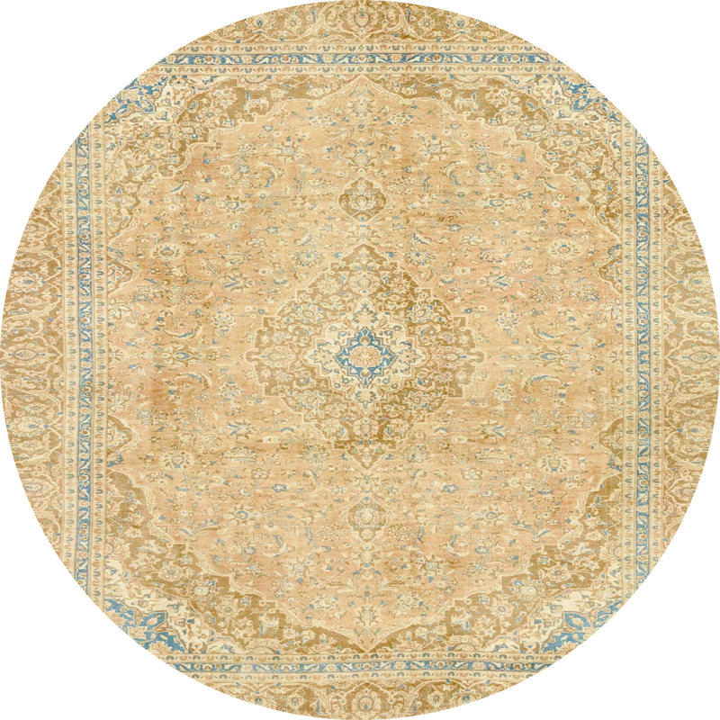 Tapis abstrait moderne 2103, Rond 7 pi