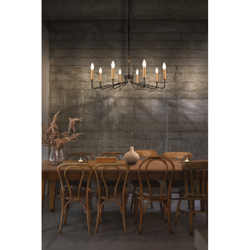 Chrispen 8 - Light Antique Bronze Kitchen Island Pendant