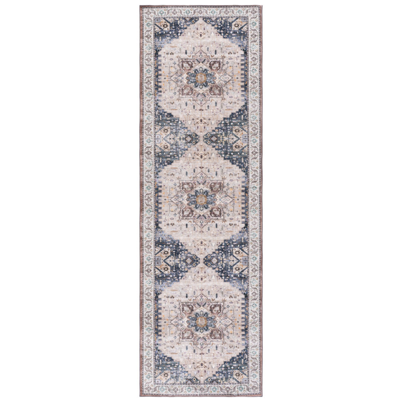 Arizona Performance Machine Washable Oriental Indoor Rug, Runner 2'6" x 8'