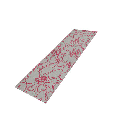 Curtice Runner cm Floral Flatweave Indoor / Outdoor Area Rug