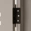 Elegant Two-Door Bathroom Cabinet With Cutout Panels & Dual Drawers