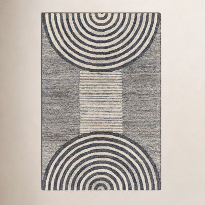 Uptown Hand-Woven Geometric Rug