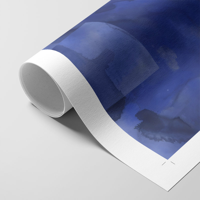 Casse-tête bleu I - Impression sur toile seulement - NON-CADRE, H 18 po x l 12 po