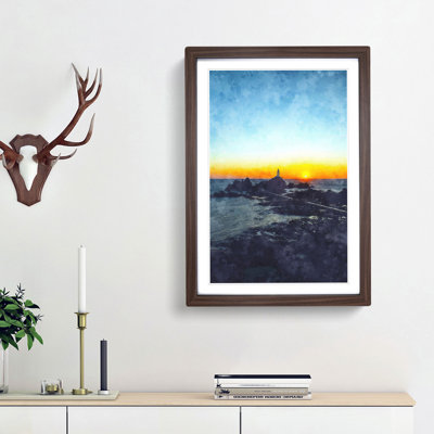Lighthouse in Jersey - Framed Print