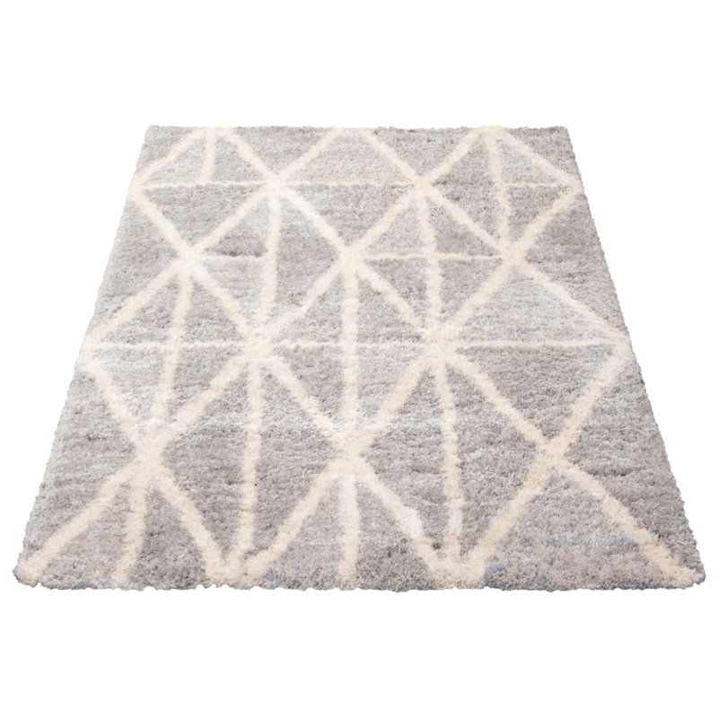 Tapis gris Ailiana, Rectangle 7 pi 10 po x 10 pi 2 po