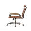Chaise de bureau en cuir rétro Vintage Whiskey