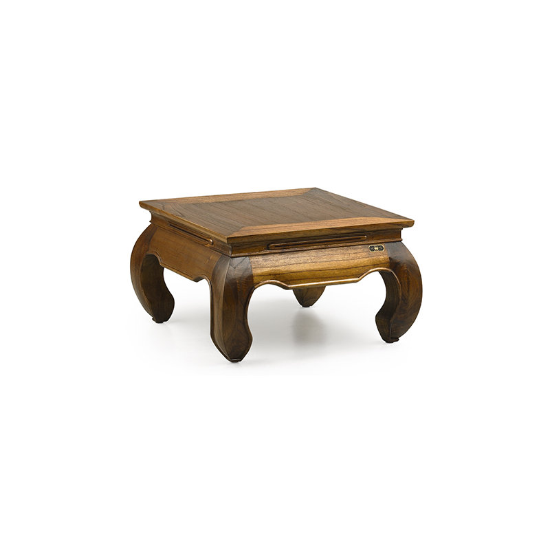 Guildhall Four Leg Coffee Table, 40 cm H x 60 cm W x 60 cm D